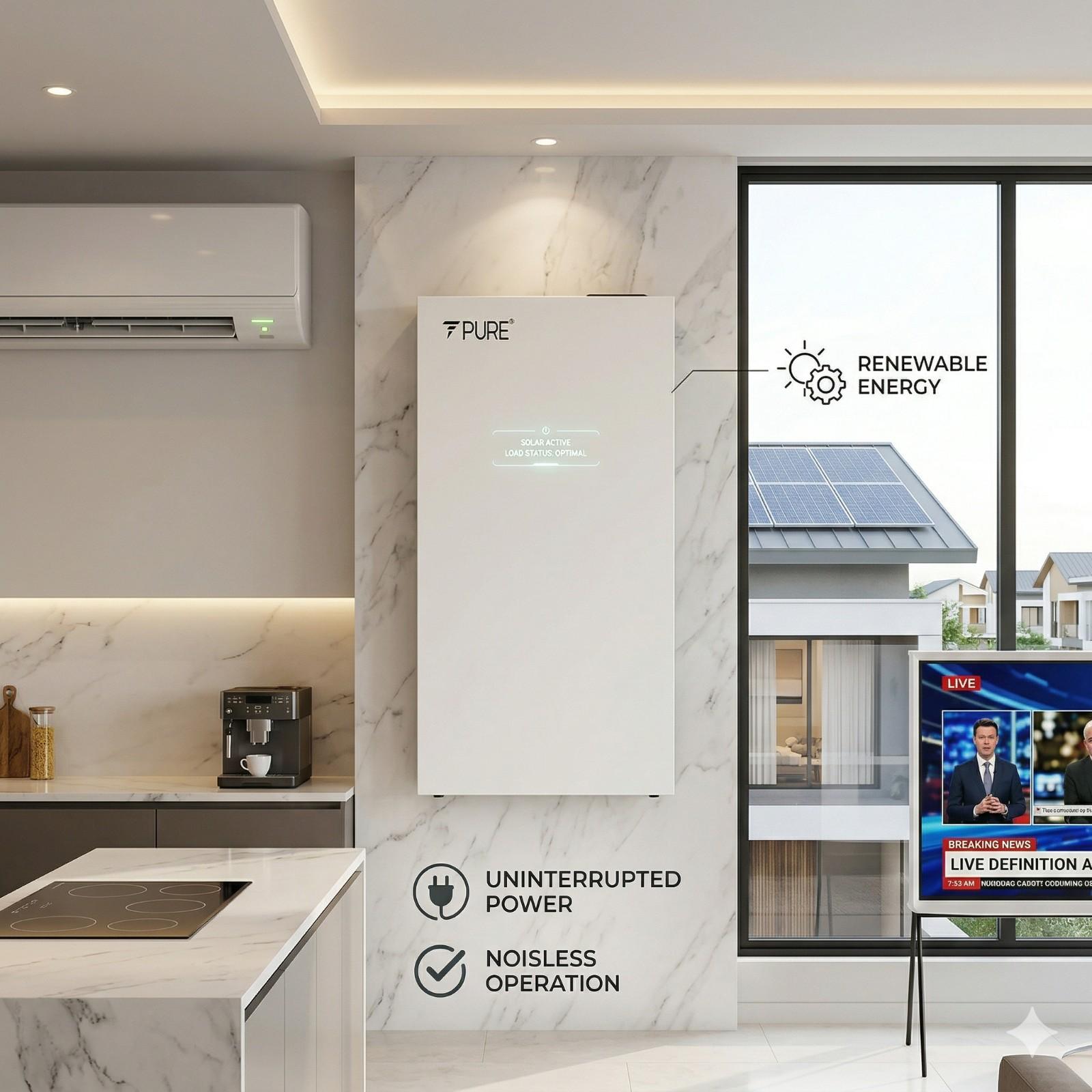 Solar Hybrid System for Large Homes