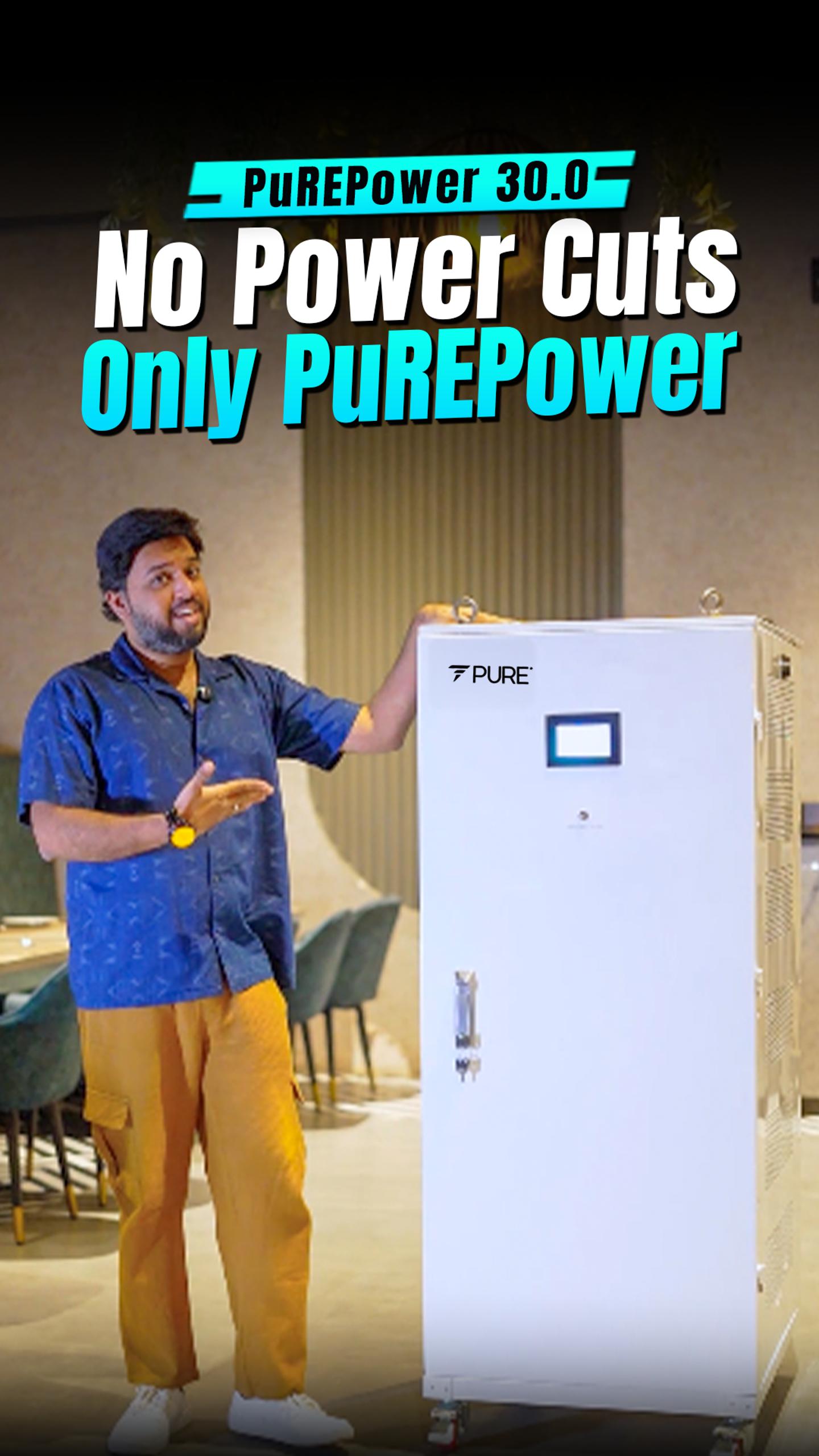 PuREPower 30.0 – India’s first all-in-one power backup by 